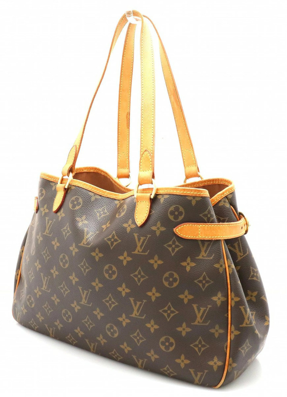 Louis Vuitton Bag Horizontal Monogram Tote Shoulder Batignolles Brown